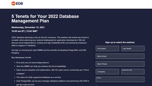 您的2022个数据库管理计划的5个原则