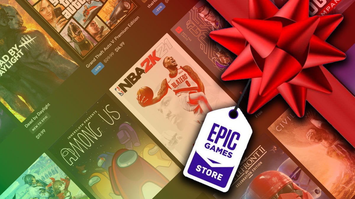 Epic game store holiday sale header image
