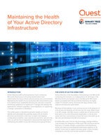 Maintaining the Health of Your Active Directory Infrastructure 