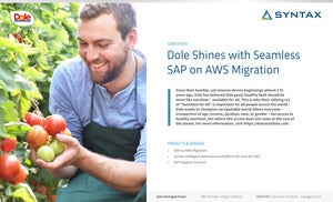 Dole Shines with Seamless  SAP on AWS Migration