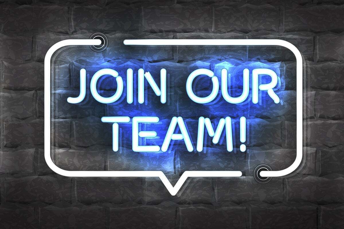 now hiring neon signs recruiting