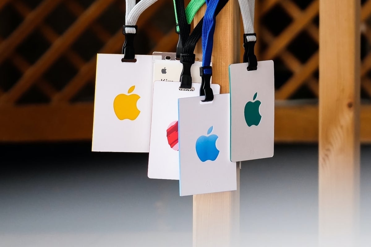 Apple logo badges