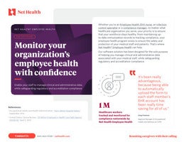 Information Sheet: Monitor Your Organization’s Employee Health With Confidence