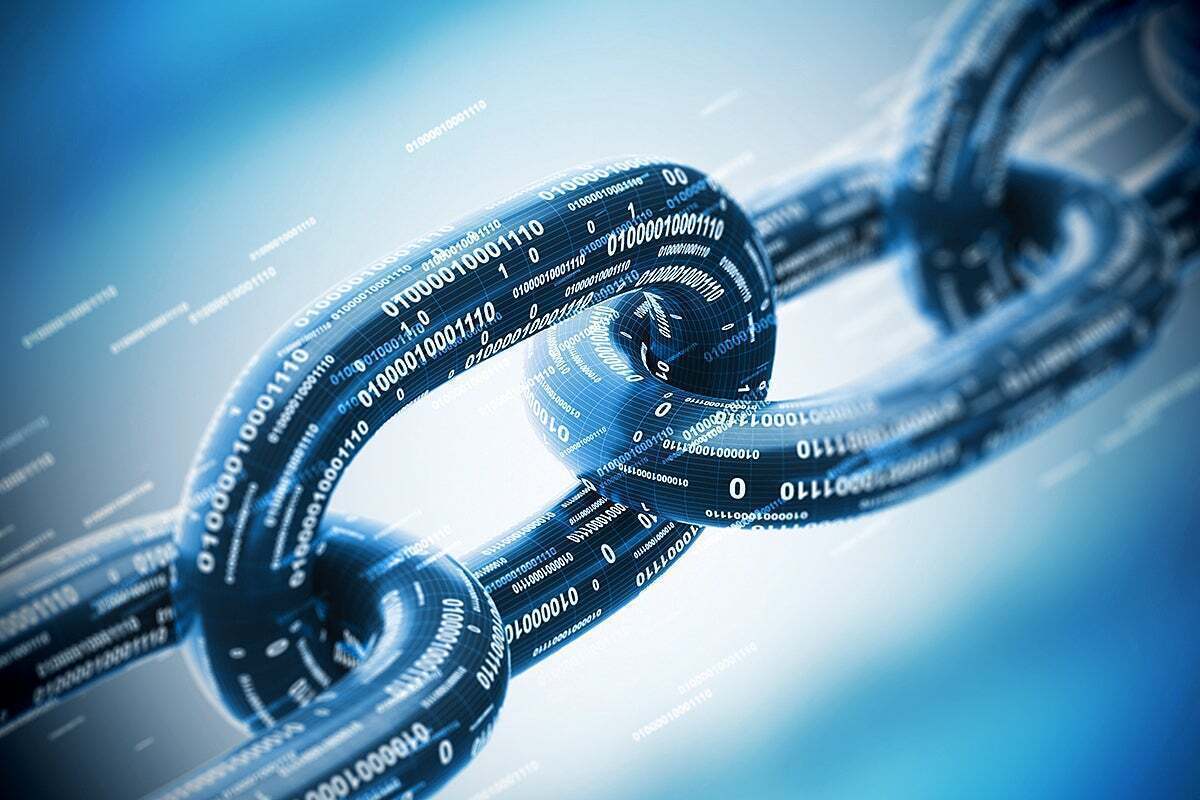 Binary chain links of data  >  Blockchain / blockchain security / linked elements