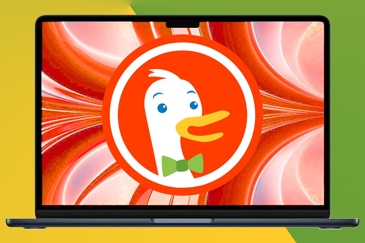 DuckDuckGo logo on Mac