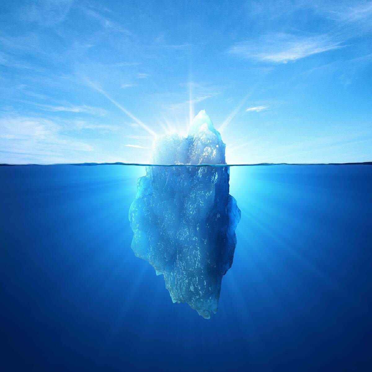 iceberg under water 135415219