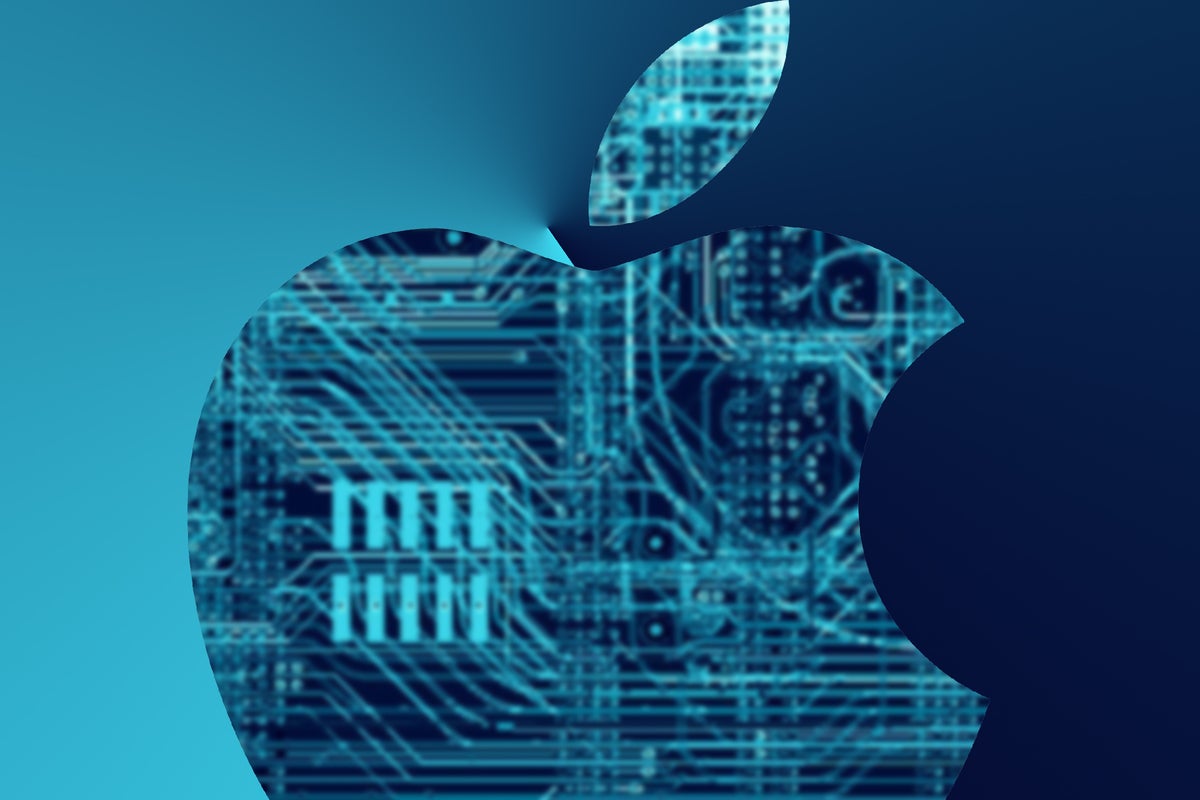 Apple logo AI graphic