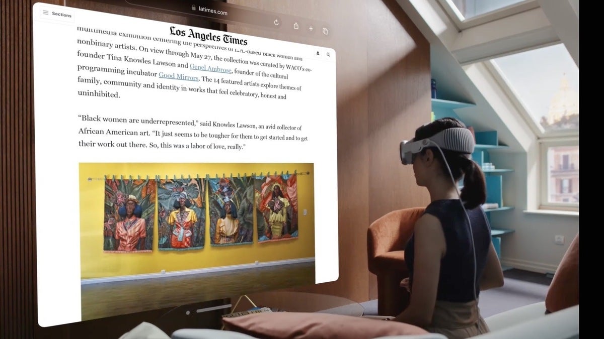 Image: Vision Proâs killer feature? Itâs a wearable Mac