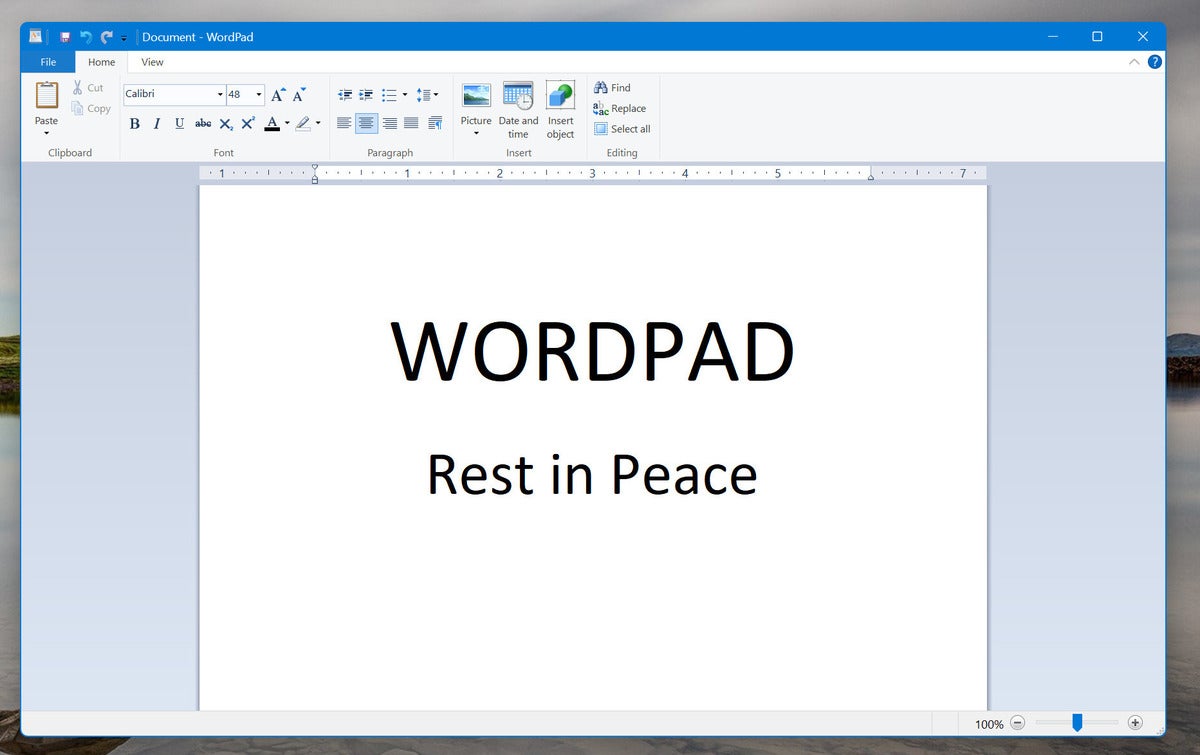 Microsoft bids adieu to WordPad